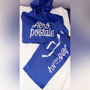 Aeropostale Royal Blue Hoodie and Sweatpants Set